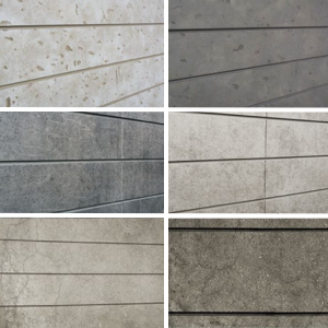 Concrete & Cement Textured Slatwall