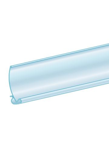ClearSaharaver™ Channel Protector 1.25”H x 47.625”L, Clear, Ticket molding