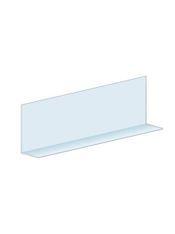 Shelf Divider L-Bracket Display Builder, Clear