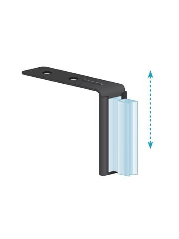 Top Mount, Right Angle, Aisle Sign Holders