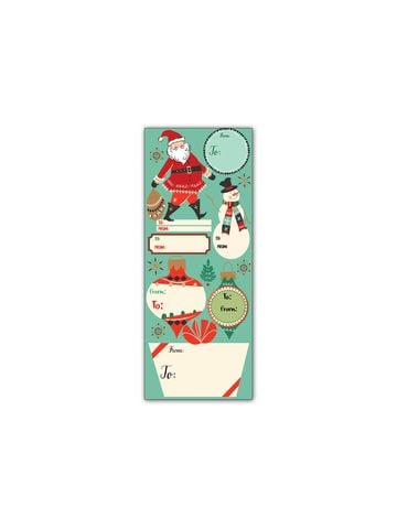 Label Sticker Sheets, Christmas Classic Collection
