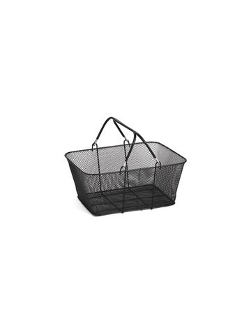 Black Mesh Wire Shopping Baskets