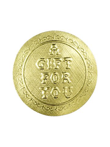 A Gift For You - Gold, Gift Labels