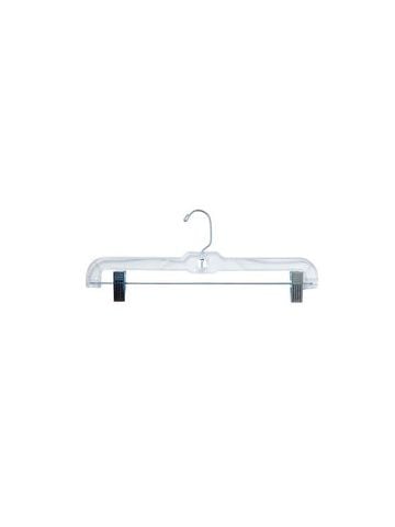 14" Clear, Pant/ Skirt Hangers