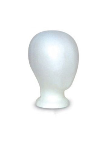 Female White Blank, Styrofoam Head Mannequin