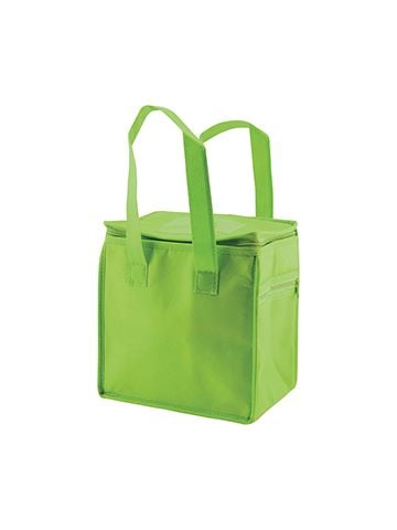 Lunch Tote Bag, 8" x 6" x 8.5" x 6", Lime Green
