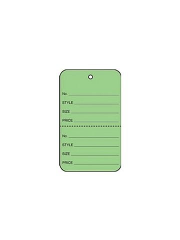 1 1/4" Green, UnStrung Apparel Colored Tags