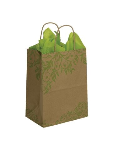 Medium Shopping Bag, Lantana, 8" x 4.75" x 10.25" (cub)