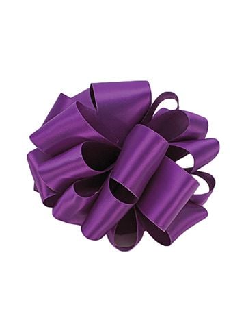 Purple, Double Faced Satin Ribbon