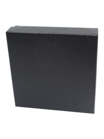 Black Embossed Jewelry Boxes, 3" x 3" x 1"
