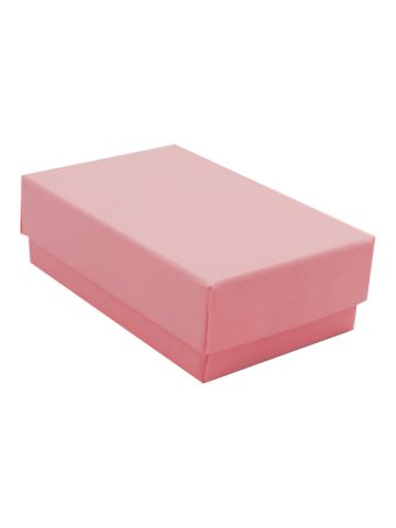 Pink Kraft Jewelry Boxes, 2-7/16" x 1-5/8" x 13/16"