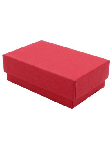Red Kraft Jewelry Boxes, 2-7/16" x 1-5/8" x 13/16"
