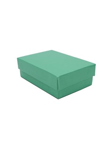 Glossy Teal Jewelry Box, 3-1/4" x 2-1/4" x 1"