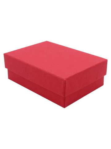 Red Kraft Jewelry Boxes, 3" x 2-1/8" x 1"