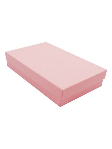 Pink Kraft Jewelry Boxes, 5-7/16" x 3-1/2" x 1"