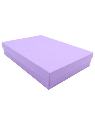 Purple Kraft Jewelry Boxes, 7" x 5" x 1-1/4"