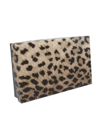 Leopard Patterned Jewelry Boxes, 6" x 3" x 1"