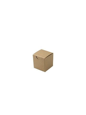 Kraft Folding Gift Boxes, 2" x 2" x 2"