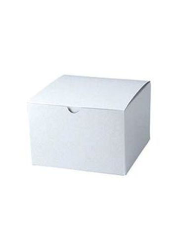White Folding Gift Boxes, 10" x 10" x 6"