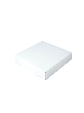 White Folding Gift Boxes, 12" x 12" x 2.5"