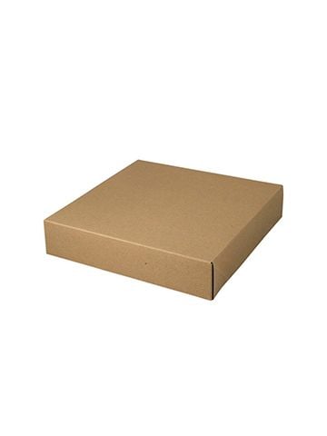 Kraft Folding Gift Boxes, 12" x 12" x 2.5"