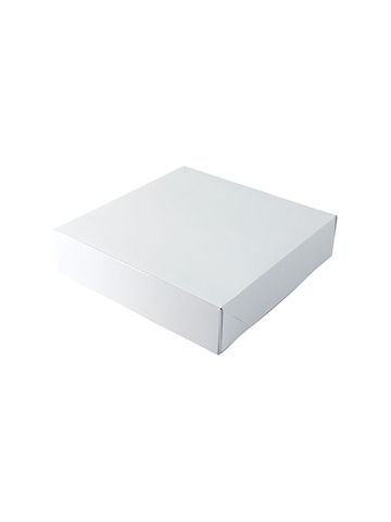 White Folding Gift Boxes, 12" x 12" x 5.5"
