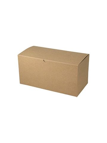 Kraft Folding Gift Boxes, 14" x 6" x 6"