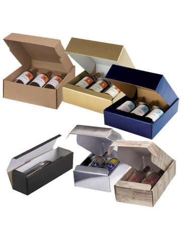 Italian Wine Packaging, Bottle Box Horizontal