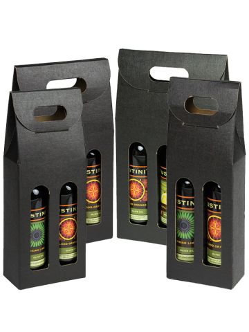 Seta Nero Olive Oil/Vinegar Bottle Carrier