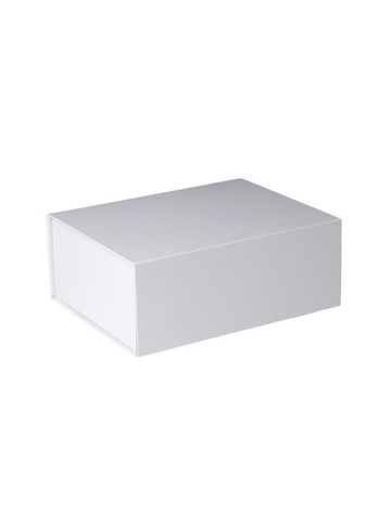 Gift Box Magnet Closure White Gloss, 10.5" x 4" x 5.25"