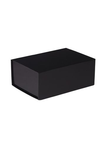 Gift Box Magnet Closure Black Gloss, 9" x 2.75" x 6.25"