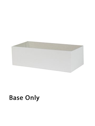 10" x 5" x 3", White Base, Hi Wall 2 Piece Gift Box