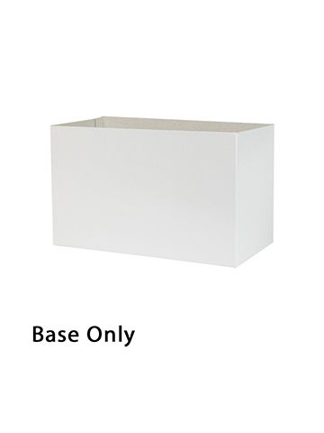 10" x 5" x 6", White Base, Hi Wall 2 Piece Gift Box