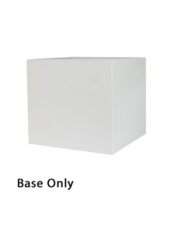 10" x 10" x 9", White Base, Hi Wall 2 Piece Gift Box
