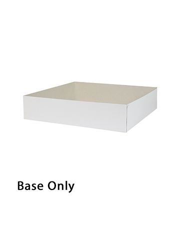 14" x 14" x 3", White Base, Hi Wall 2 Piece Gift Box