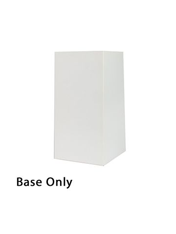 6" x 6" x 12", White Base, Hi Wall 2 Piece Gift Box