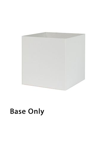 6" x 6" x 6", White Base, Hi Wall 2 Piece Gift Box