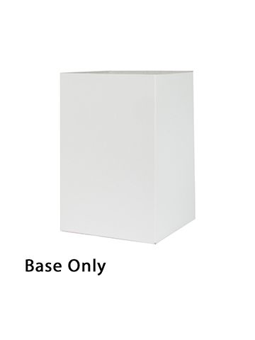 6" x 6" x 9", White Base, Hi Wall 2 Piece Gift Box
