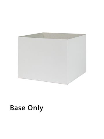 8" x 8" x 6", White Base, Hi Wall 2 Piece Gift Box