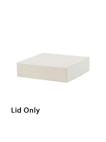 5" x 5", White Lid, Hi Wall 2 Piece Gift Box