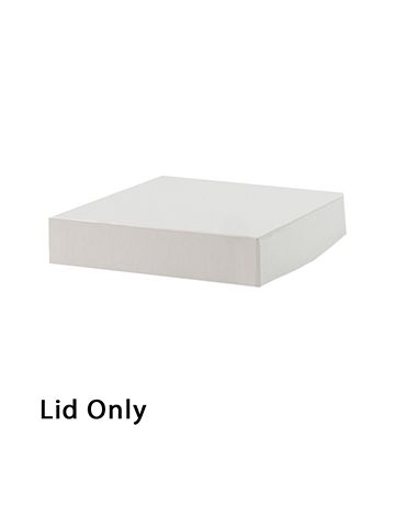 6" x 6", White Lid, Hi Wall 2 Piece Gift Box
