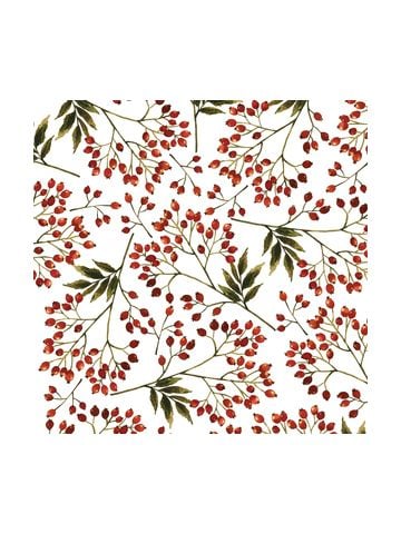 Tissue Paper, Designer Tissue Snow Berries, 20" x 30"