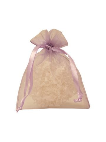 Flat Organza Bags, Lavender, 4" x 5"