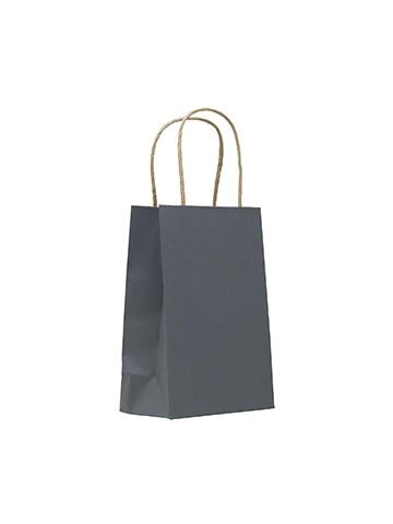 Charcoal, Recycled Paper Shopping Bags