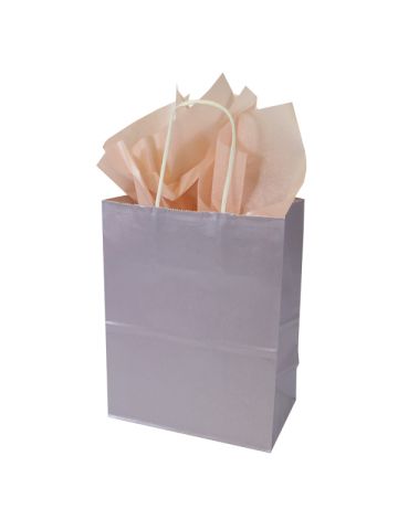 Lavender, Medium Ice Collection Paper Shoppers