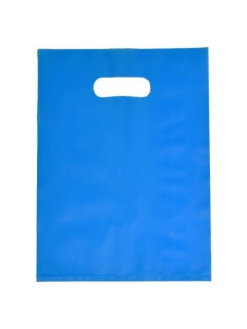 Ocean Blue, Frosted Merchandise Bags, 9" x 12"