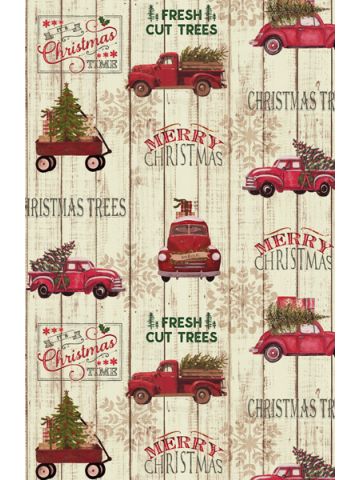 Farm Fresh Trees, Christmas Patterns Gift Wrap