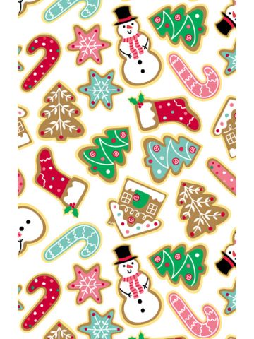 Tough Cookie, Christmas Patterns Gift Wrap