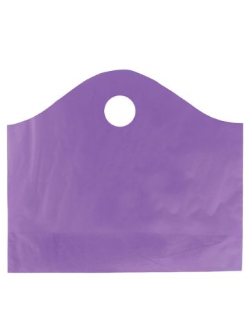 Purple Grape, Super Wave Frosted Bags, 18" x 15" + 6"