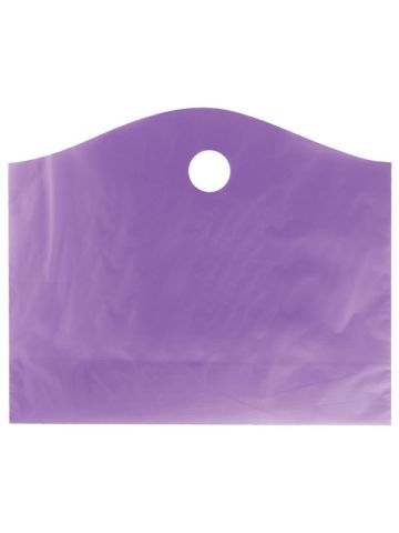 Purple Grape, Super Wave Frosted Bags, 22" x 18" + 8"